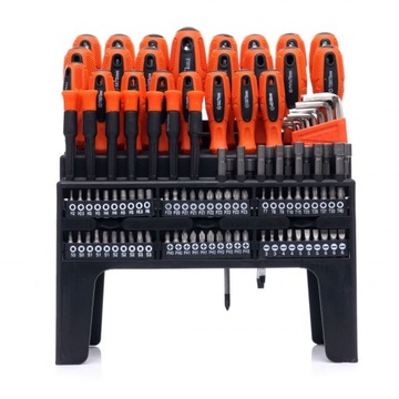 НАБОР ОТВЕРТОК И БИТ НА ПОДСТАВКЕ БИТЫ 122 EL