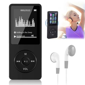 ODTWARZACZ MP3 BLUETOOTH EKRAN HD 16GB 1.8''+SŁUCHAWKA
