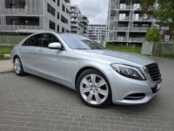 Mercedes Klasa S W222 Limuzyna 350 Blue TEC 258KM 2015 MERCEDES LONG S 350d 4MATIC, V6 3.0l diesel 258KM 1 właściciel od nowości