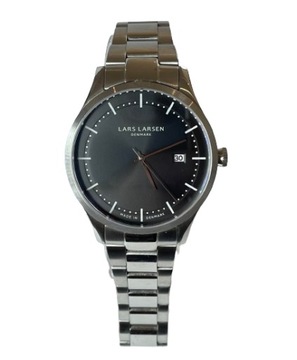 Lars Larsen zegarek męski 119-Black_Silver