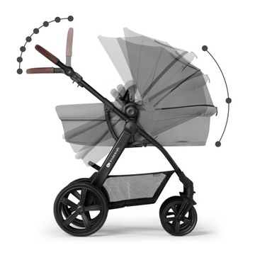 Многофункциональная коляска 3в1 с сиденьем-гондолой MOOV CT Kinderkraft коляска