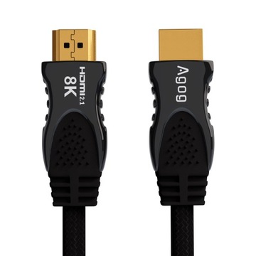 КАБЕЛЬ HDMI 2.1 ВЫСОКОСКОРОСТНОЙ UHD КАБЕЛЬ 8K60Гц 4K120Гц СЕРТИФИЦИРОВАН AGOG 2м