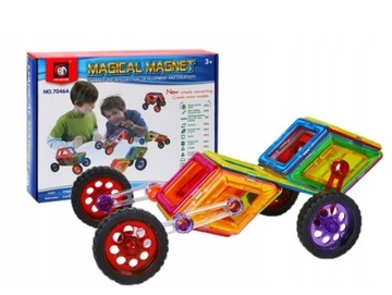 ВОЛШЕБНЫЕ КОНСТРУКЦИИ МАГНИТНЫЕ БЛОКИ Набор из 46 шт.