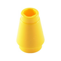 Lego Stożek 1x1 4589b 4525464 Żółty 1szt N