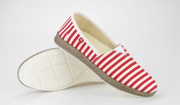 Espadryle damskie Big Star czerwone FF276028 37