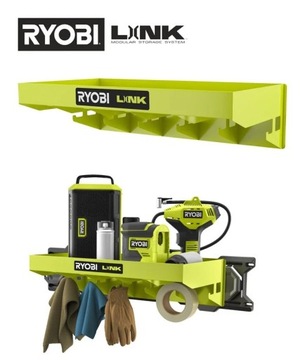 Metalowa półka z wieszakami na elektronarzędzia RSLW402 RYOBI