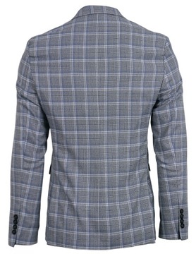 МУЖСКОЙ ПИДЖАК FORMULA В КЛЕТКУ CASUAL СЕРЫЙ 62