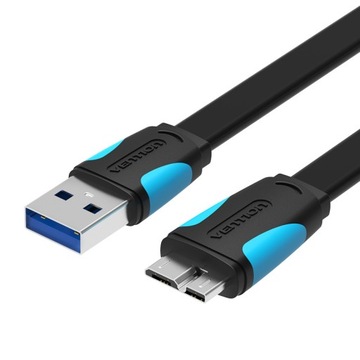 VENTION USB 3.0 Micro-B 10-контактный — USB плоский, 2 м