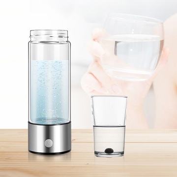 Портативная бутылка для водородной воды емкостью 420 мл, богатая антиоксидантами.