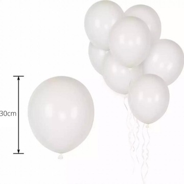БОЛЬШИЕ БЕЛЫЕ МЕТАЛЛИЧЕСКИЕ ШАРЫ ДЛЯ ПРИЧАЩЕНИЯ, СВАДЬБЫ, ДНЯ РОЖДЕНИЯ, СВАДЬБЫ, 100 ШТ.