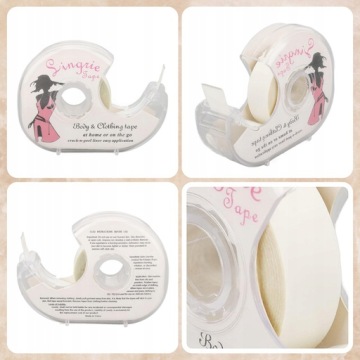 ДВУХСТОРОННЯЯ ЛЕНТА ДЛЯ ОДЕЖДЫ, ПРОЗРАЧНЫЕ ЗАПЛАТЫ, РУЛОН 5М ЗАПЛАТОК ДЛЯ КОЖИ ТЕЛА