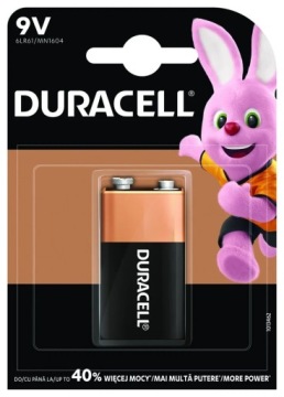 BATERIE ALKAICZNE Duracell 6LR61 9V (R9*) 1 szt.