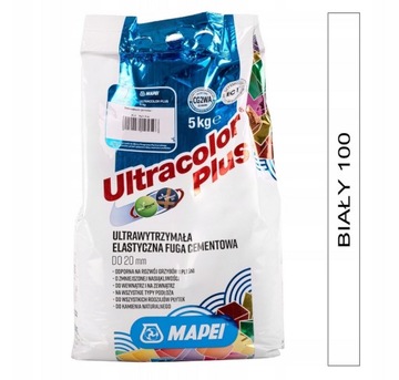 FUGA MAPEI Ultracolor 100 biała 5kg