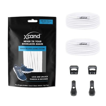 Sznurówki Xpand Quick-Relese Lacing #RD49WHITE