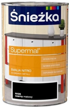 ŚNIEŻKA NITRO CZARNY MAT 0,8L