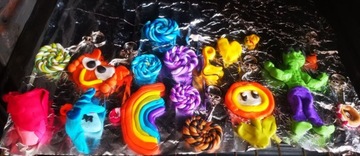 ТЕРМООТВЕРЖДАЕМАЯ МОДЕЛЬ 4 ЦВЕТА, розовый, красный