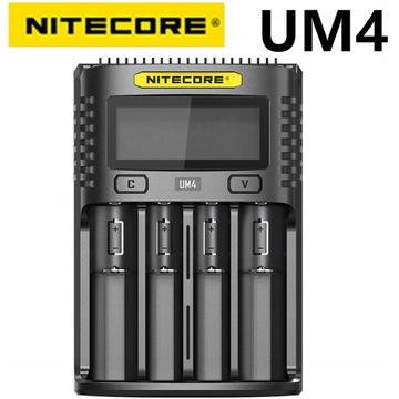 Оригинальное зарядное устройство Nitecore UM4 USB QC