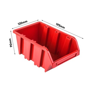 Контейнеры для хранения Litter Organizer NP8, красные