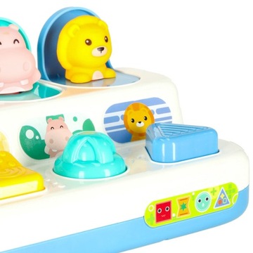 Развивающая аркадная игра Монтессори, наклейки, всплывающие животные POP-U