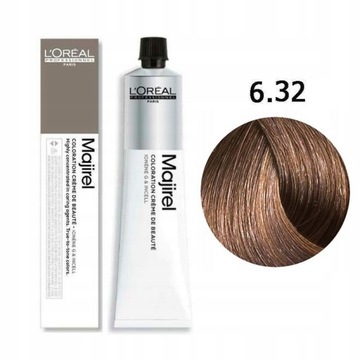 LOREAL MAJIREL FARBA DO WŁOSÓW 6.32 CIEMNY BLOND ZŁOCISTY OPALIZUJĄCY 50 ML