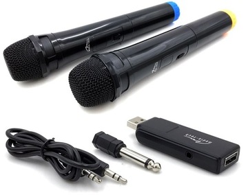 ACCENT PRO - Два беспроводных микрофона с USB-приемником для динамика с f