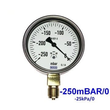 -250mBAR/0 (-25kPa/0)G1/2