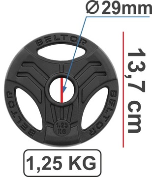 РЕМЕНЬ ЧУГУННАЯ НАГРУЗКА FASTGRIP РУЛЬ GYM 1,25 КГ 29 ММ