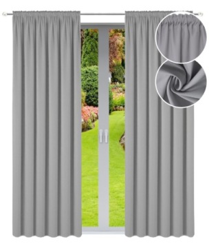 ZASŁONA GOTOWA 145X230 ZASŁONY TAŚMA NA ŻABKI