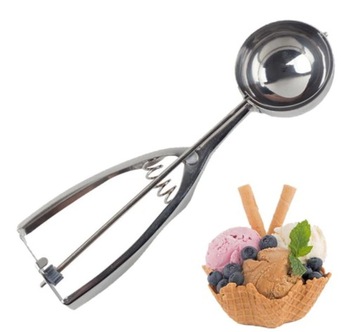 СТАЛЬНАЯ ЛОЖКА ДЛЯ МОРОЖЕНОГО для фруктового пюре - Идеально подходит для поваров