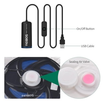 Вакуумный насос EIBOS EURUS Filament + 10 вакуумных мешков