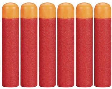6 STRZAŁEK DO NERF N-STRIKE MEGA NABOJE AMUNICJA