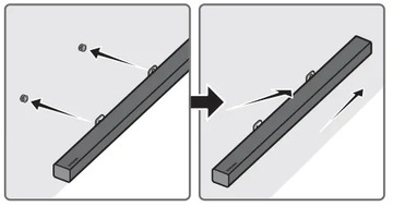 Держатель SAMSUNG Soundbar A/T/Q-Series (КОМПЛЕКТ) ОРИГИНАЛ
