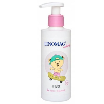 LINOMAG, OLIWKA NAWILŻAJĄCA DLA DZIECI 200ml Z POMPKĄ