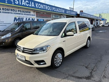 Volkswagen Caddy IV Kombi Maxi 2.0 TDI SCR BlueMotion Technology 102KM 2019 Volkswagen Caddy niepełnosprawnych rampa inwalida, zdjęcie 5