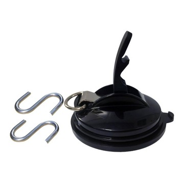 Durable Anchor Suction Cup with 2 Hooks Tie Down