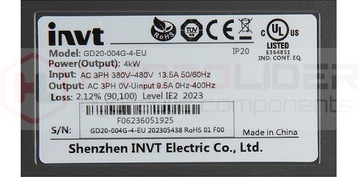 SILNIK ELEKTRYCZNY 3kW 400V I REGULATOR OBROTÓW FALOWNIK WEKTOROWY