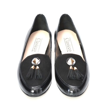Мокасины CLASICCO черные 1722 R37 GaleriaAgat