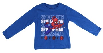 Bluzka długi rękaw 110 cm SPIDERMAN Marvel 5 lat