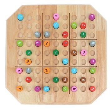 ch-Wooden Desktop Games Chess Sudoku Puzzles Board