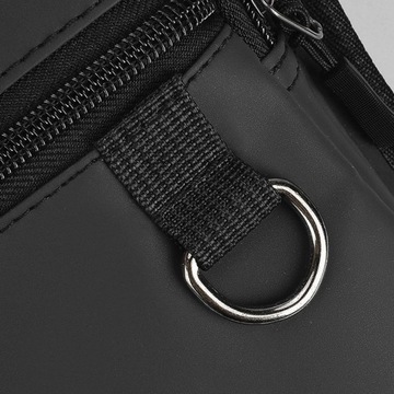 Сумка на бедро с откидной ножкой для путешествий и походов. Идеальное качество изготовления, черный цвет