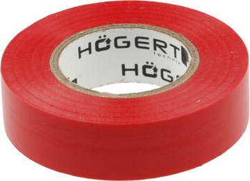 Tasma izolacyjna PVC, czerwona Hoegert Technik
