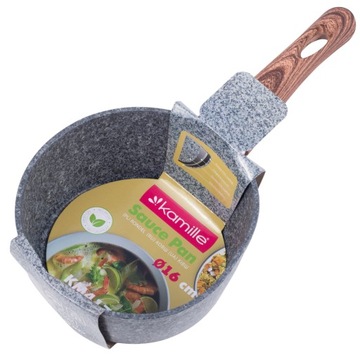 RONDEL GARNEK GRANITOWY GAZ INDUKCJA KAMILLE