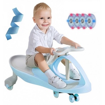 Jeździk Grawitacyjny TWISTER RoyaliTo Dzień Dziecka Kółka LED PASEK GRATIS