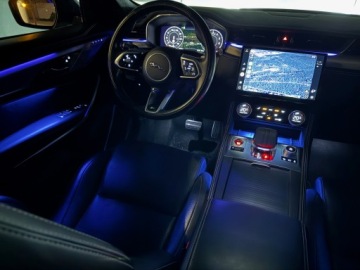 Jaguar F-Pace SUV Plug-In 2.0 P PHEV 404KM 2022 Jaguar F-Pace P400e AWD HSE Windsor Masaże Panorama Koła 21' Serwis! FV 23%, zdjęcie 15