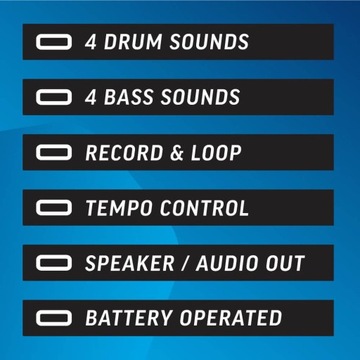 Стилофон BEAT Pocket Drum Machine НОВАЯ драм-машина Looper Bass