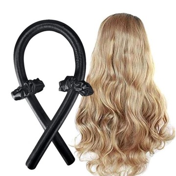 АТЛАСНЫЙ ВАЛИК ДЛЯ ЗАВИВКИ КУДРОВ, ВОЛНИСТЫЕ, ШЕЛК + КЕПКА + РЕЗИНОВЫЕ БОТИНКИ