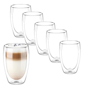 Szklanka do napojów ze szkła żaroodpornego Wilmax 400 ml 6 szt