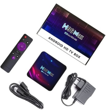 Smart TV BOX H96 MAX ULTRA HD 4K 4 64 ГБ ANDROID 11 НАСТРОЙКИ NETFLIX