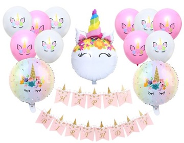 Balony Urodziny Jednorożec