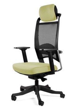Fotel FULKRUM Kremowy Biurowy Krzesło Ergonomiczny